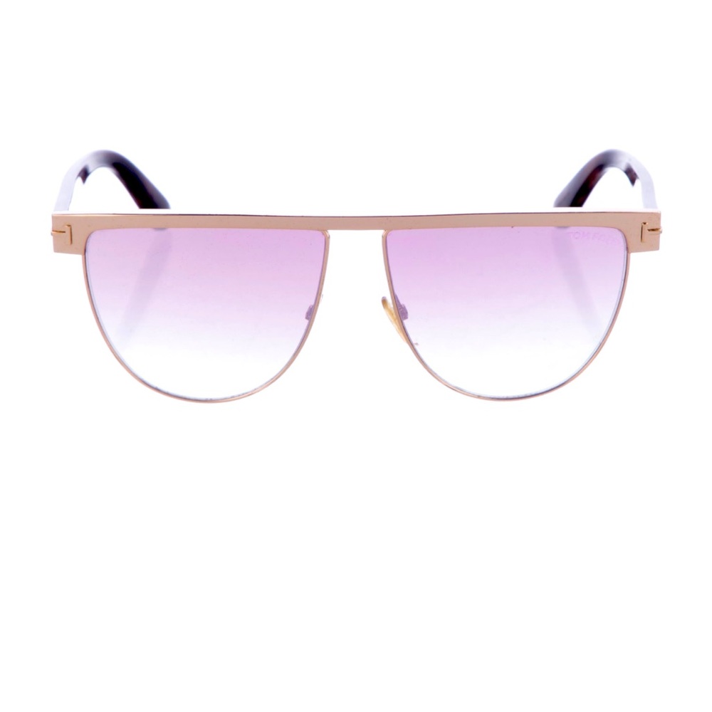 Tom Ford cat-eye , rimless Gold Sunglasses ..style TF570 ( minor scratches )